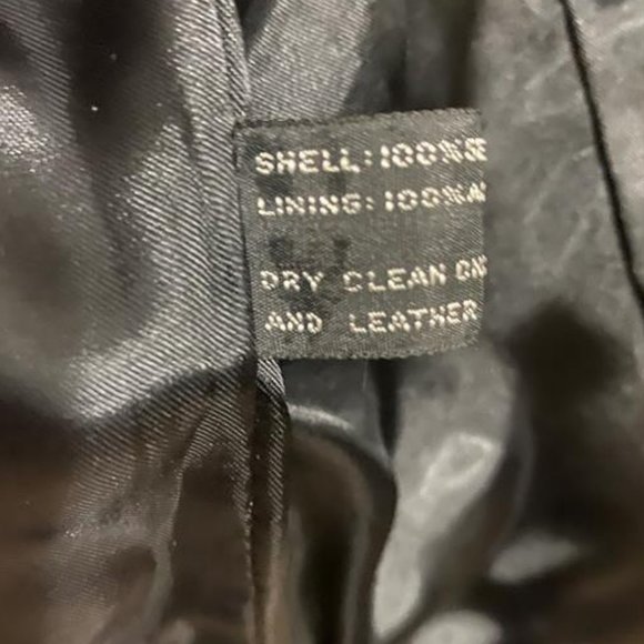 Vintage Michael Hoban North Beach Fitted Size 6 Black Leather Jacket - Picture 12 of 15